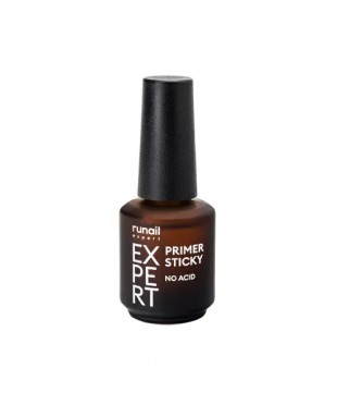 Праймер бескислотный с липким слоем Primer sticky Runail Expert №151, 15 мл 