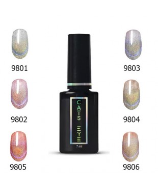 Гель-лак Cat's eye CRYSTAL RAINBOW, 7мл. 1 штука