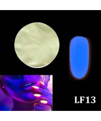 Порошок люминофор синий (светится в темноте) для дизайна ногтей LF13