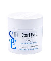 Start Epil, Скраб против вросших волос с экстрактами морских водорослей 300 гр.