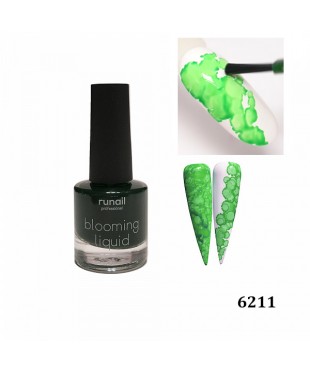 Краска для акварельной техники с шиммером зеленый неон 6211