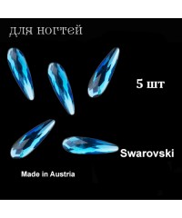 Стразы Swarovski, Австрия, многогранные, 10 мм. 5 шт. (SAPPHIRE)