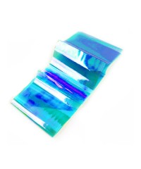 Декор "Битое стекло" 5 см X 19,5 см, №6, голубое