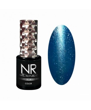 Гель-лак Nail Republic CAT-61 5D, Голубой 10 мл