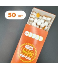 Баф для диска AMIGOS D10 ХS 50 шт/уп, 320 грит Ultra Soft, white