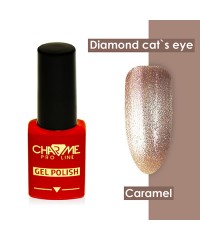 Гель-лак ШАРМ Diamond cat's eye gel caramel