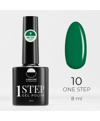 Гель-лак LunaLine One Step однофазный (рекомендовано для педикюра), зеленый 10