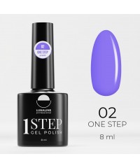 Гель-лак LunaLine One Step однофазный (рекомендовано для педикюра), фиолетовый 02