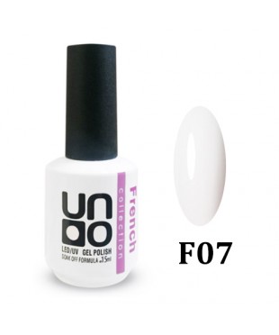 Гель-лак UNO F07 Ultra White (ультра белый) 15мл