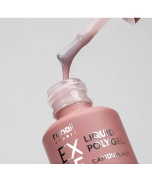 Жидкий полигель Liquid Polygel Runail Expert №224, 18 мл флакон