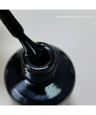 Каучуковый топ без липкого слоя Bloom, № 2 черный, 15 мл