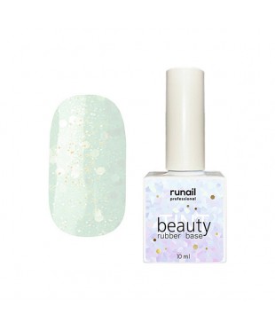 Каучуковая цветная база RUNAIL beautyTINT (glitter mix), 10 мл №6768