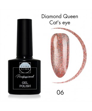 Гель-лак LunaLine Diamond Queen Cat’s eye 06