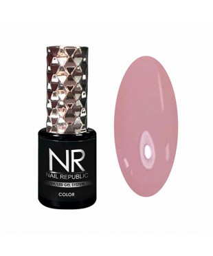 Гель-лак Nail Republic 002 камуфлирующий, розовый полупрозрачный,10мл