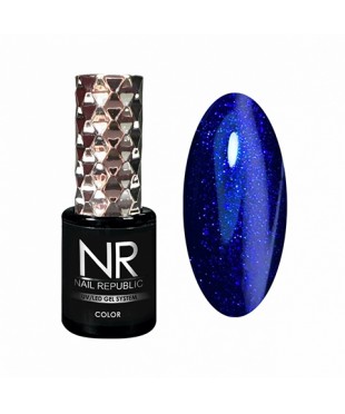 Гель-лак Nail Republic 396 Мерцающий глубокий синий,10мл