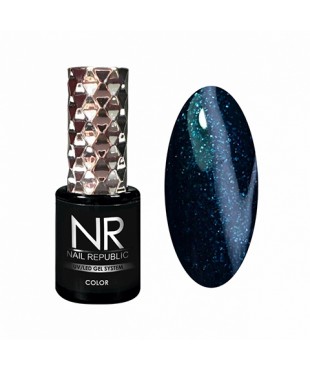 Гель-лак Nail Republic 399 Мерцающий бирюзовый салют,10мл