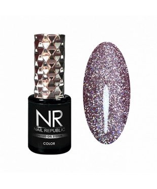 Гель-лак Nail Republic 415 Мерцающий темно-розовый,10мл