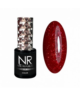 Гель-лак Nail Republic 436 Мерцающий алый,10мл