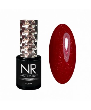 Гель-лак Nail Republic 453 Мерцающий красный,10мл