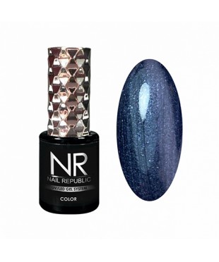 Гель-лак Nail Republic 459 Мерцающий антрацитовый,10мл