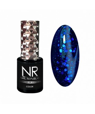 Гель-лак Nail Republic 461 Мерцающий полуночно-синий,10мл