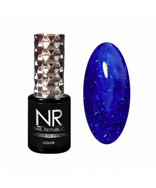 Гель-лак Nail Republic 462 Мерцающий синий,10мл