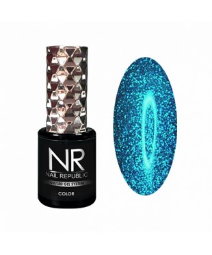 Гель-лак Nail Republic 468 Искрящийся персидский зеленый,10мл