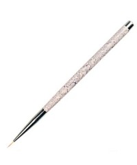 Кисть для прорисовки ультратонкий ворс с мраморной ручкой "IRISK" №2