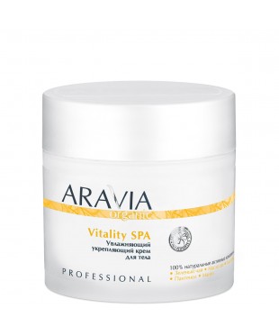 Увлажняющий укрепляющий крем Aravia Organic "Vitality spa" 300 мл