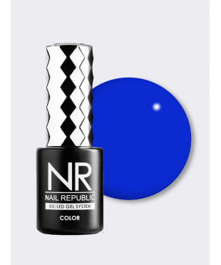 Гель-лак Nail Republic 673 ярко-синий,10мл