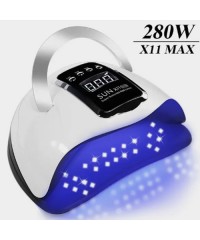 Лампа для сушки ногтей SUN X11 с подставкой для телефона, 63 диода, 288 Вт
