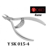 Кусачки для кутикулы YOKO YSK 015-4 с пружиной 4 мм