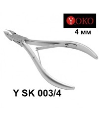 Кусачки для кутикулы YOKO YSK 034/4 пружина, 4 мм