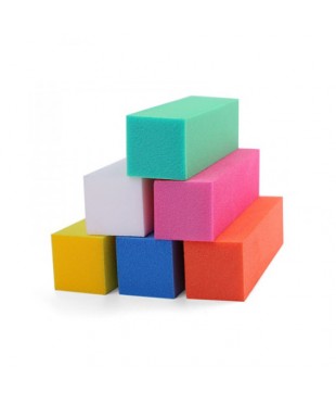 Блок шлифовальный цветной 4-сторонний 150 грит (в ассорт), 1 шт