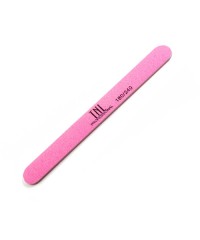 Пилка для ногтей узкая розовая 180/240 высокое качество пластиковая основа