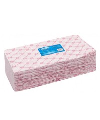 Полотенце пачка розовое 35*70 (50 шт в пачке)