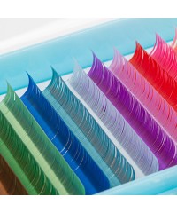 Цветные ресницы на ленте ТНЛ Color boom MIX 0.10, 11 мм, изгиб D, 16 линий