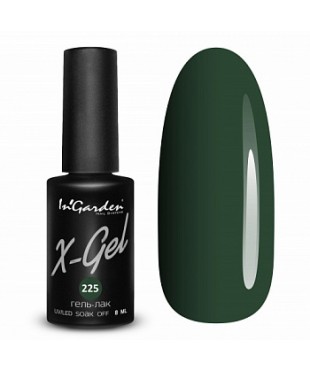 Гель-лак X-GEL №225 Royal Green, 8 мл