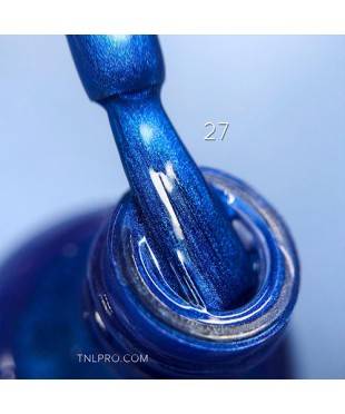 Краска для стемпинга LUX №027 перламутровый синий